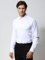 Πουκάμισο BOLOGNA 33-7366 Λευκό Slim-fit - Image 3