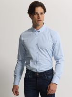 Πουκάμισο BOLOGNA 33-7366 Light Blue Slim-fit