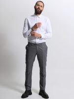 Πουκάμισο Alice 33-8151 TAILOR-FIT Λευκό Φαρδιά γραμμή - Image 4