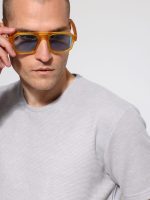 Ανδρικό T-shirt Με Ιδιαίτερη Πλέξη Moreto 207018 Γκρι - Image 2