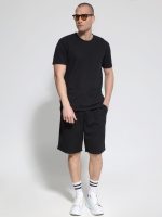 Ανδρικό T-shirt Με Ιδιαίτερη Πλέξη Moreto 207018 Μαύρο - Image 4