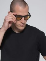 Ανδρικό T-shirt Με Ιδιαίτερη Πλέξη Moreto 207018 Μαύρο