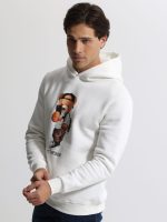Ανδρική Μπλούζα Hoodie MASON 206104 Λευκό - Image 3