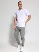 Ανδρικό Παντελόνι Cargo 6169 Γκρι - Image 4