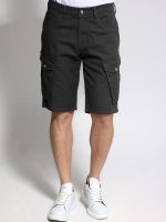 Ανδρική Cargo Βερμούδα 33-456016 Μαύρο - Image 2