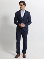 Ανδρικό Κοστούμι Με Γιλέκο DEMARCUS 2014 Navy Blue - Image 4