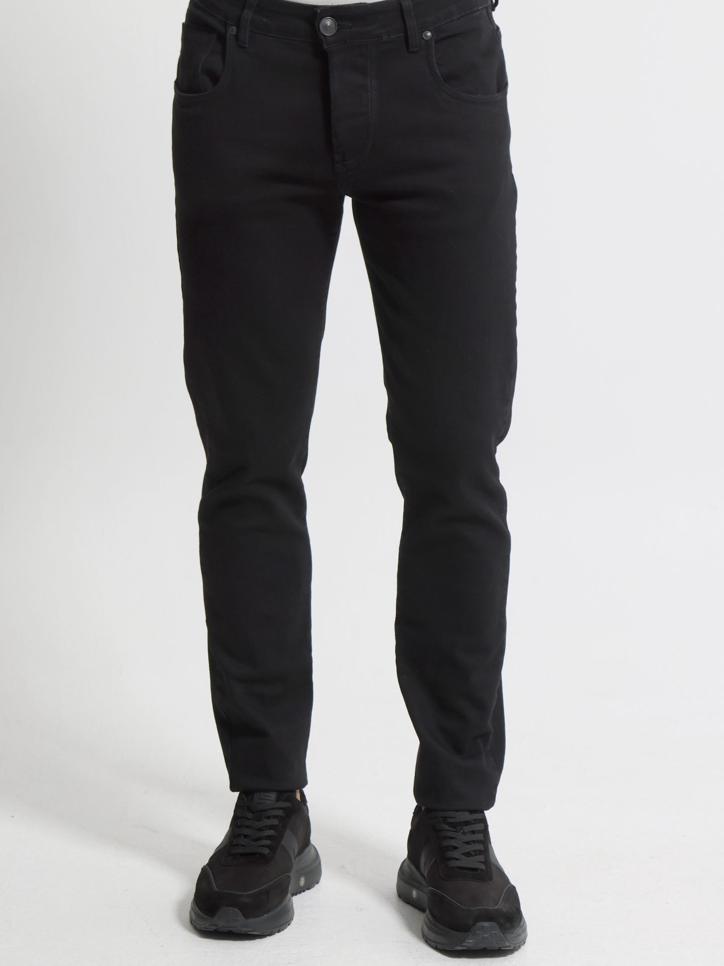 3k__6280_mayro___z0662 Ανδρικό Jean Παντελόνι OREGON 6280 Μαύρο - Image 1