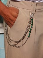 Ανδρικό Παντελόνι Ιταλικό Στιλ ENRICO 210-958 Μπεζ - Image 2