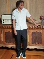 Κοντομάνικο Πουκάμισο Slim-fit CLAUDIO 250-211 Μπεζ - Image 3