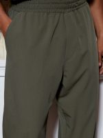 Παντελόνι Με Λάστιχο 7/8 VALERIO 210-957 Χακί - Image 2