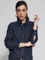 Γυναικείο Jean Πουκάμισο ELLIE 92187 Dark Blue - Image 2