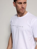 Ανδρικό Βαμβακερό T-shirt GEREMIA 207079 Λευκό - Image 4