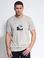 Ανδρικό Βαμβακερό T-shirt DOROTEO 207078 Γκρι