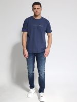 Ανδρικό Βαμβακερό T-shirt GEREMIA 207079 Μπλε - Image 3