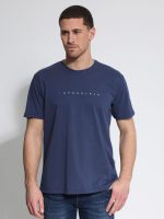 Ανδρικό Βαμβακερό T-shirt GEREMIA 207079 Μπλε - Image 2