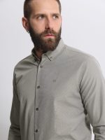 Ανδρικό Πουκάμισο Tailor-Fit GIANNI 33-8166 Light Green Φαρδιά γραμμή - Image 5