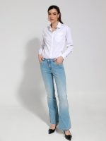 Γυναικείο Jean Παντελόνι Καμπάνα Medium-Fit 8369 Light Blue - Image 3