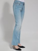Γυναικείο Jean Παντελόνι Καμπάνα Medium-Fit 8369 Light Blue - Image 4