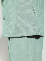 Ανδρικό Μπλουζάκι-Πουκάμισο Με Κουμπιά Moreto 706018 Μέντα - Image 4