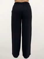 Αέρινη Γυναικεία Ψηλόμεση Παντελόνα ELIANA 7734 Μαύρο - Image 5