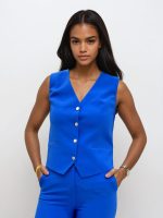 Γυναικείο Κοντό Γιλέκο Lina-7 8853-2 Ρουά