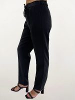 Γυναικεία Παντελόνα Με Λάστιχο NOVA 7806 Μαύρο - Image 3