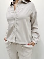 Γυναικεία Πουκαμίσα NOVA 8806 Μπεζ - Image 4