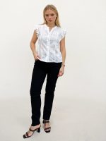 Γυναικείο Αμάνικο Πουκάμισο STEFANIA 92194 Λευκό - Image 3