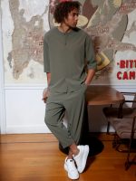 Ανδρική Μπλούζα Μανίκι 3/4 VALERIO 270-957 Χακί - Image 4