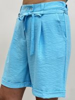 Αέρινη Γυναικεία Βερμούδα ELIANA 954034 Τιρκουάζ - Image 3