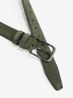 Ανδρική Ζώνη Suede 33-6035 Πράσινο - Image 2