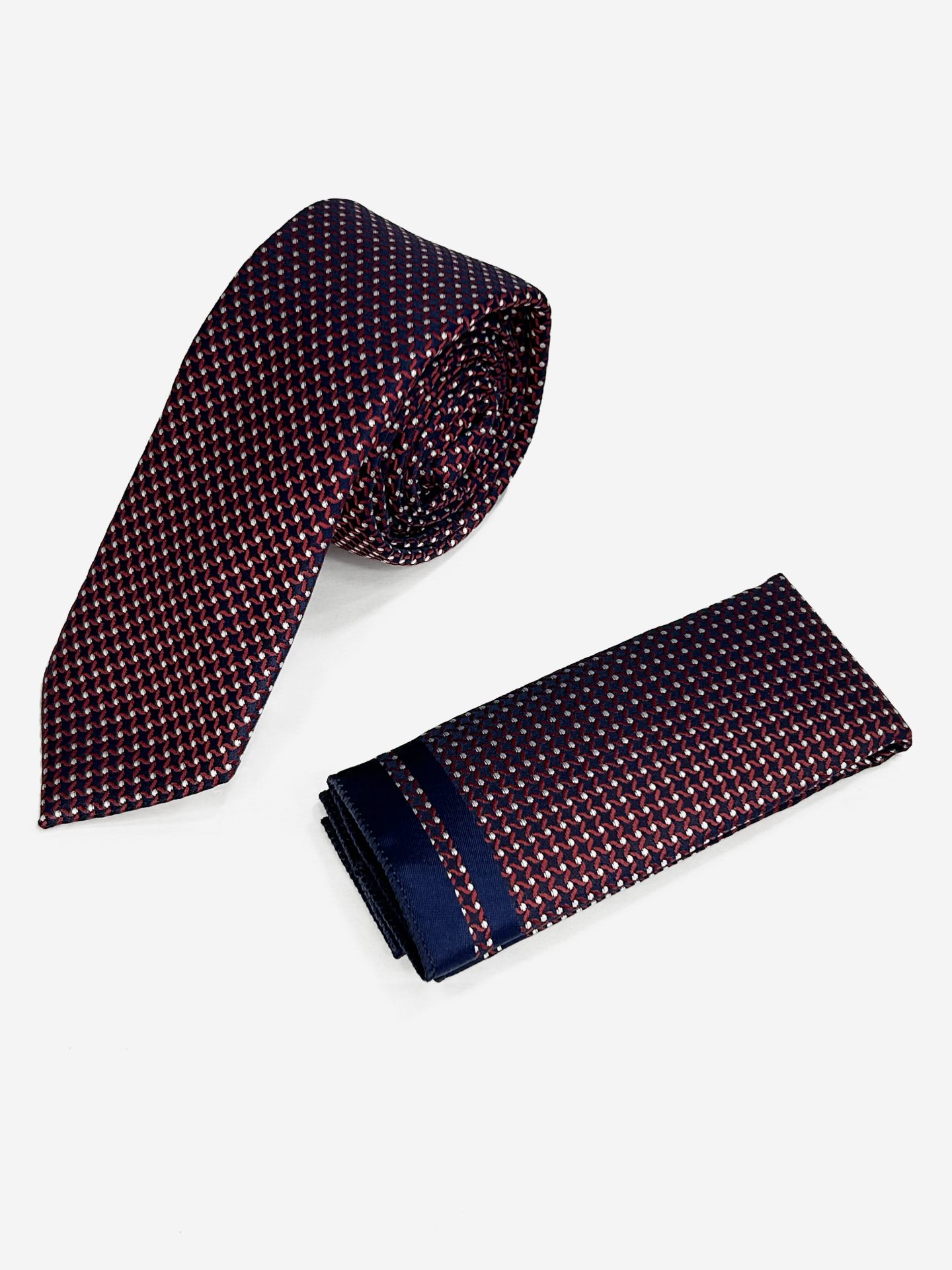 IMG_1113 copy Ανδρική Γραβάτα Με Μαντηλάκι 33-6099 Red 5 - Image 1