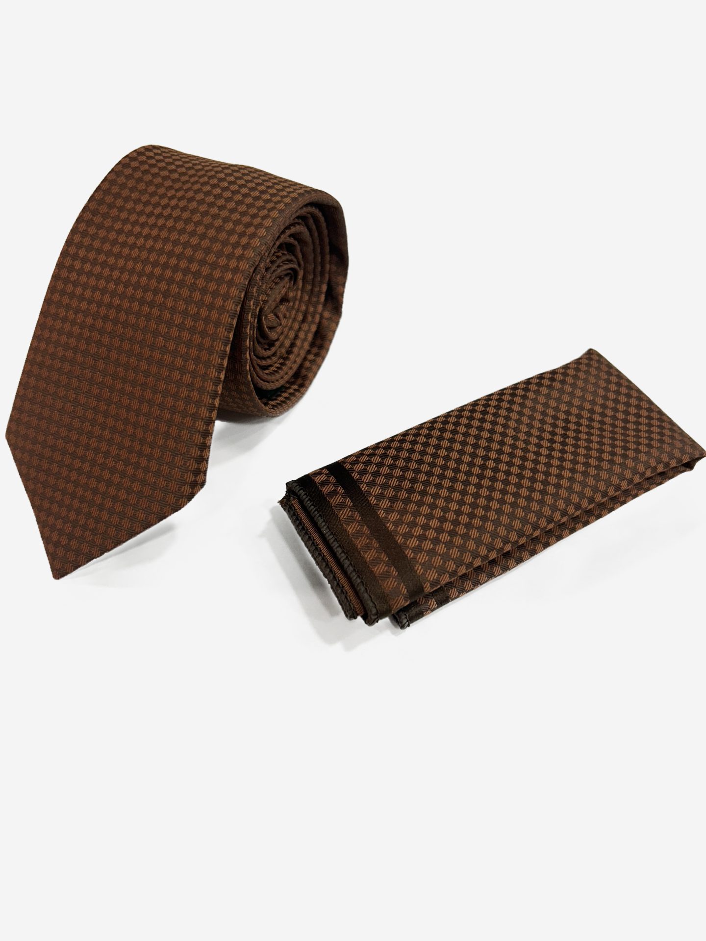 IMG_1773 copy Ανδρική Γραβάτα Με Μαντηλάκι 33-6099 Camel 2 - Image 1