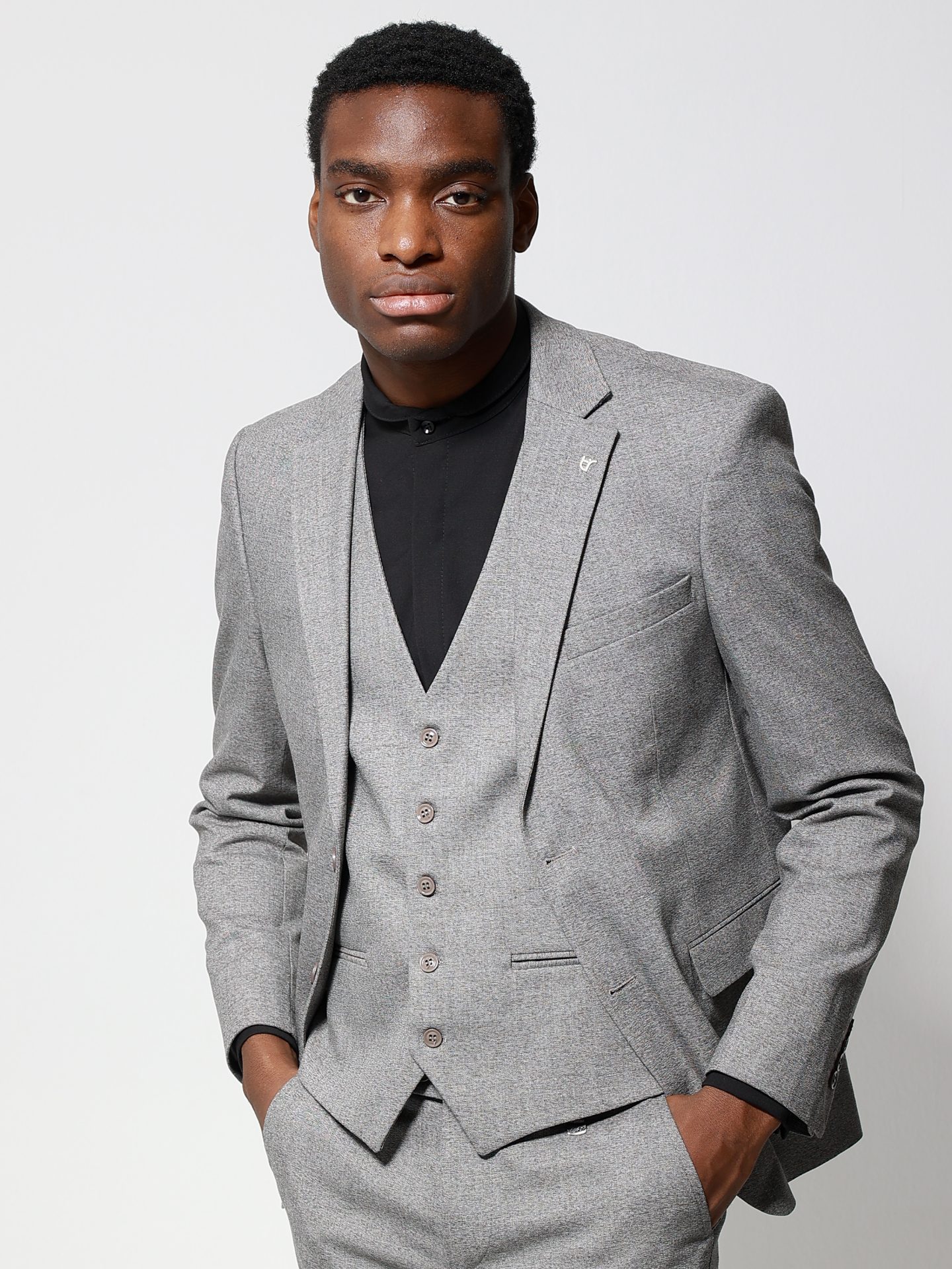 1433_gkri___z2443 Ανδρικό Σακάκι GUNTHER 1433 Γκρι - Image 1