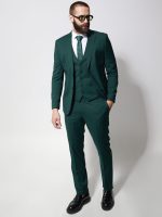 Ανδρικό Κοστούμι Με Γιλέκο MONOAS 2029 Πράσινο - Image 5