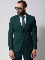 Ανδρικό Κοστούμι Με Γιλέκο MONOAS 2029 Πράσινο