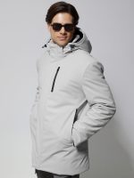 Ανδρικό Μπουφάν Με Κουκούλα SONNY 2274 Off White