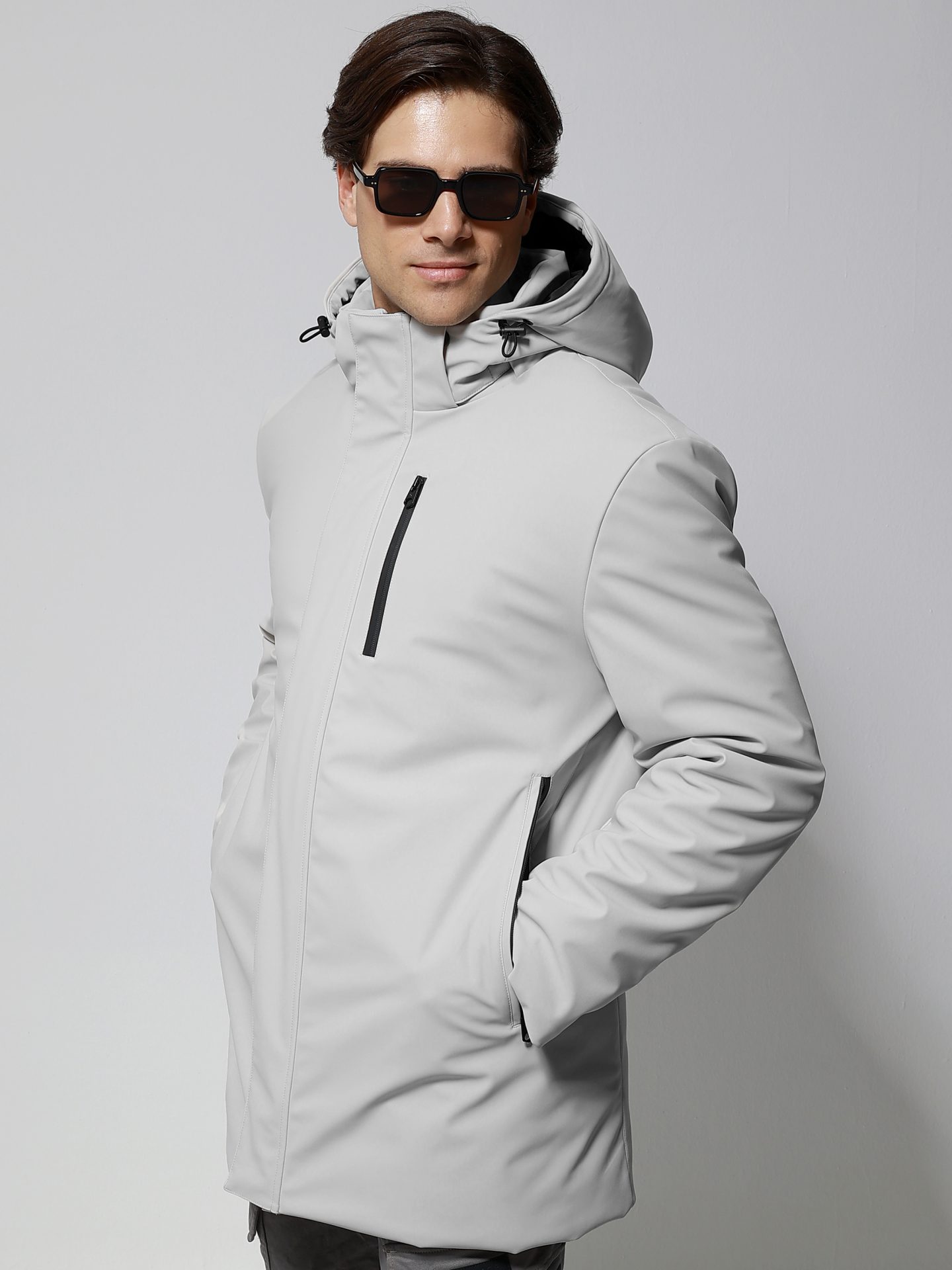 2877 copy Ανδρικό Μπουφάν Με Κουκούλα SONNY 2274 Off White - Image 1