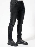 Ανδρικό Jean Ξεβαμμένο Παντελόνι OREGON 6281 Μαύρο - Image 2