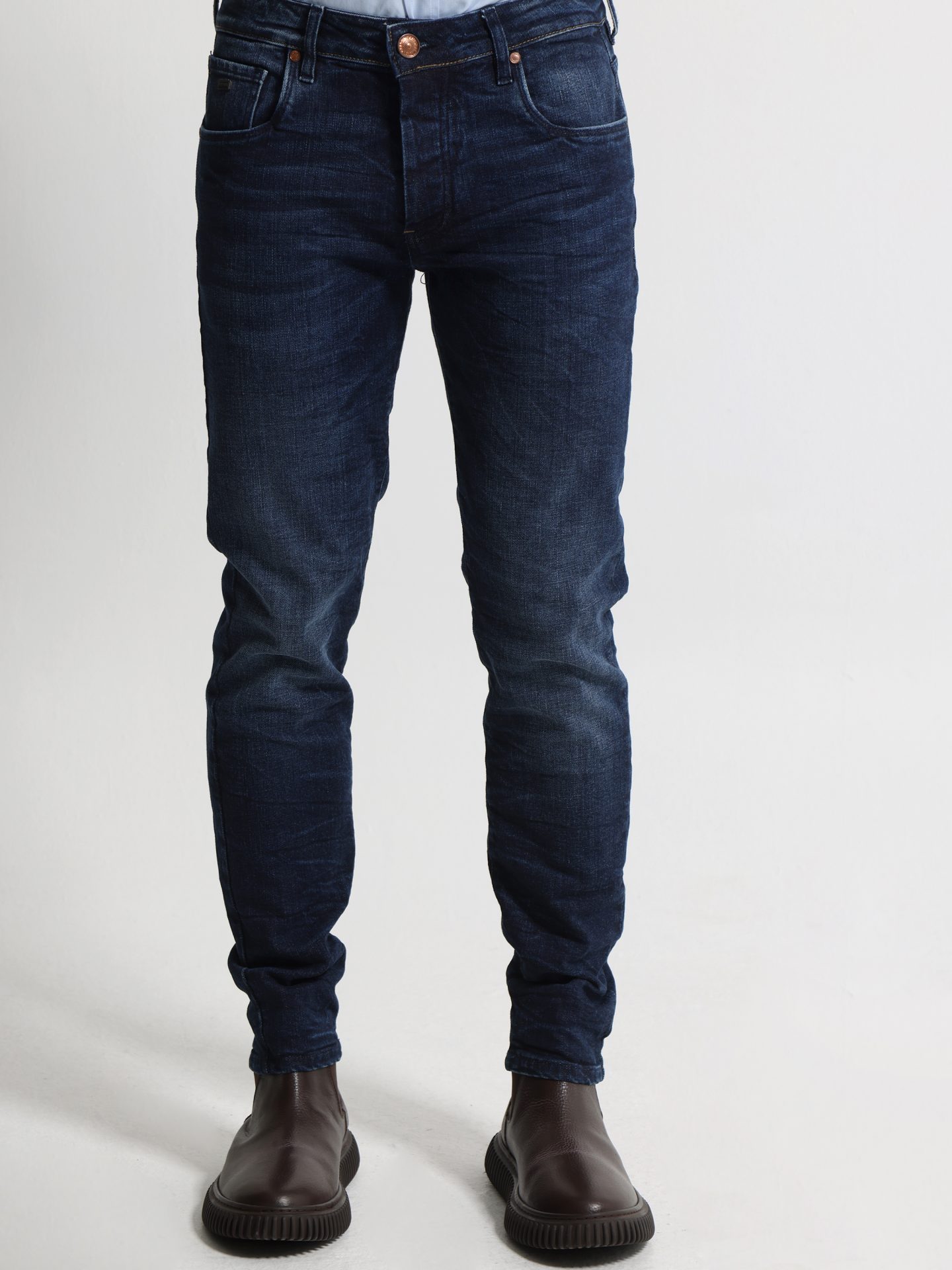 3k__6285_jean___z1119 Ανδρικό Παντελόνι Jean Ξεβαμμένο OREGON 6285 Blue - Image 1