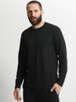 Ανδρική Μπλούζα Μακρυμάνικη NOAH 206074 Μαύρο