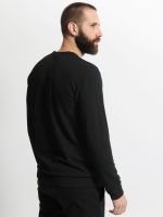 Ανδρική Μπλούζα Μακρυμάνικη NOAH 206074 Μαύρο - Image 4