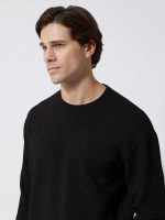 Ανδρική Μπλούζα 3/4 Μανίκι CARLOS 207095 Μαύρο - Image 4