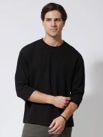 Ανδρική Μπλούζα 3/4 Μανίκι CARLOS 207095 Μαύρο