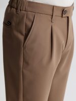 Ανδρικό Παντελόνι Με Πιέτα 7/8 ΜΑΤΤΙΑ-1 210-930-1 Camel - Image 4