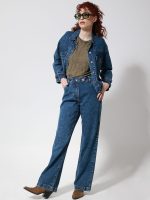 Γυναικείο Παντελόνι Jean Wide Legs SCARLET 7232 Blue - Image 6