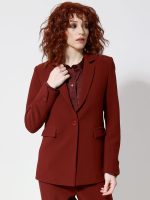 Γυναικείο Σακάκι με Διαχρονικό Στυλ JULIETE 8923 Μπορντό