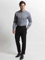 Ανδρικό Πουκάμισο Slim-fit MARCO 33-7518 Γκρι - Image 4