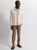 Ανδρικό Σακάκι-Πουκάμισο Over Fit GRIFFIN 260-330 Εκρού - Image 3