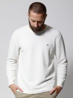 Ανδρική Μπλούζα Μακρυμάνικη DANIEL 206100 Λευκό